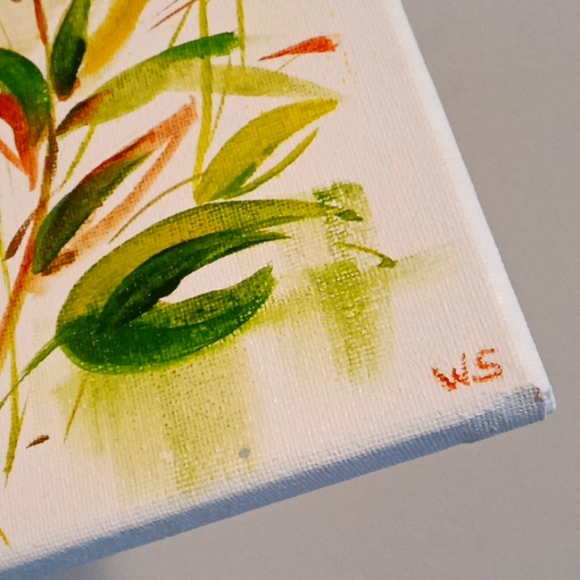 Original painting Yellow Dandelion Flower Floral Artwork - Picture 6 of 7